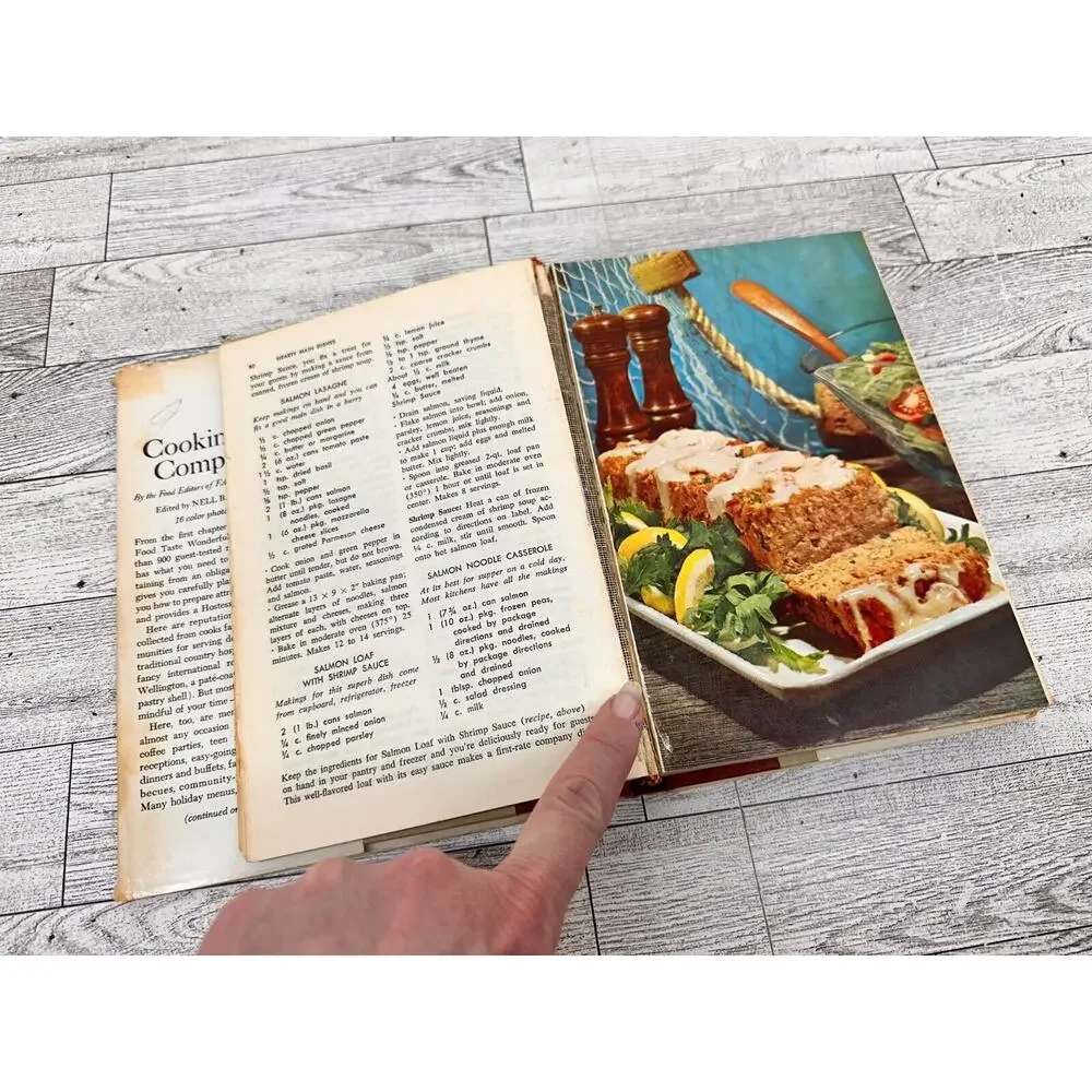 Vintage‎ 1968 Farm Journal's Cooking for Company Cookbook Recipes HCDJ